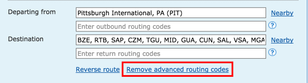 Advanced Options in Matrix