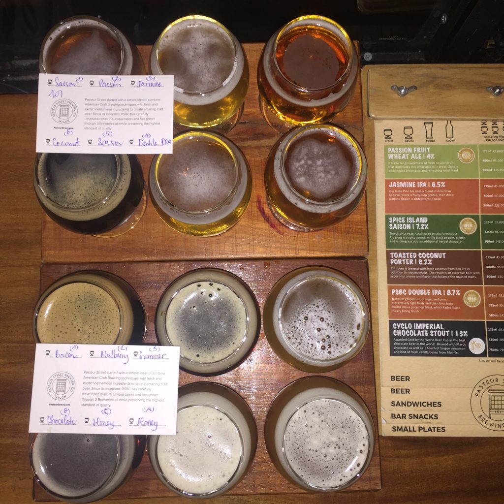 Our Two Flights of Beer