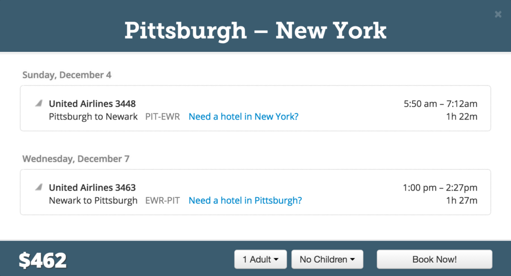 Direct Flight Without Any Layovers